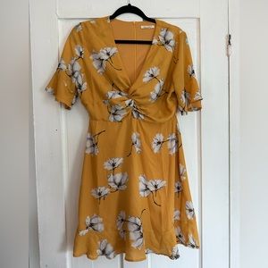 Yellow Flower Dress